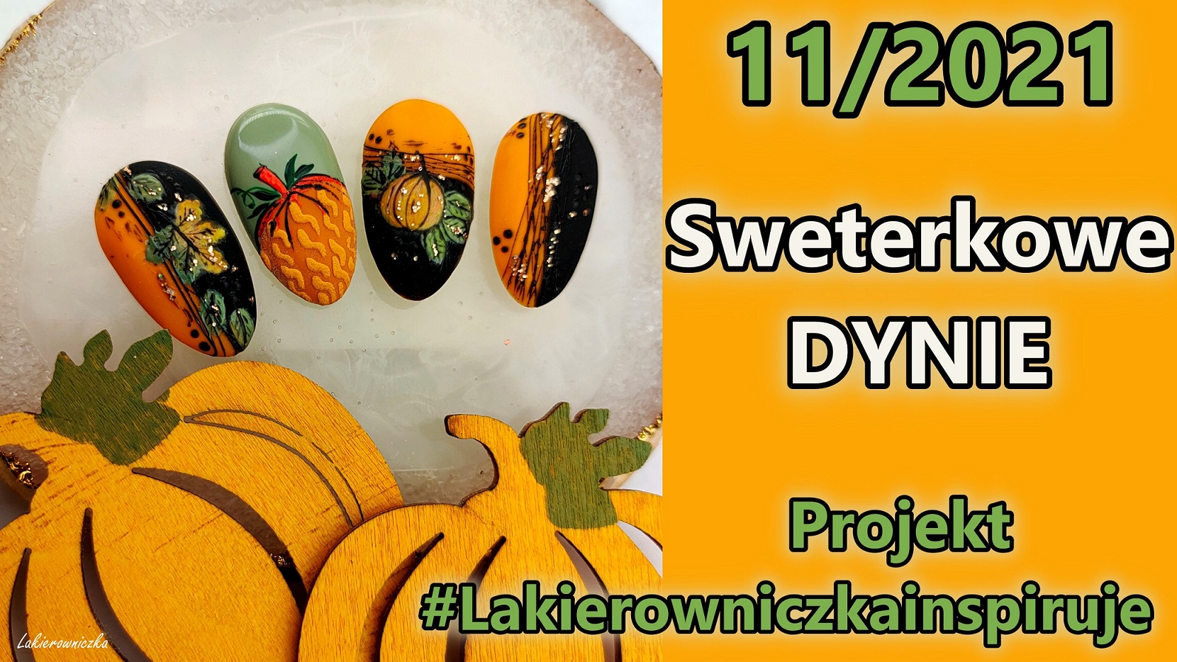 sweterkowe-dynie-projekt-Lakierowniczkainspiruje-11-2021-nails-nailart-hybrydy-paznokcie-jak namalować dynię